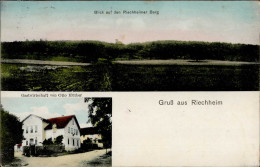 Riechheim (o-5211) Gasthaus Hüther II (Stempeldurchdruck) - Autres & Non Classés