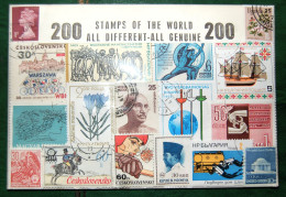 Worlwide - 200 Stamps Used (weight 30g) - Alla Rinfusa (max 999 Francobolli)