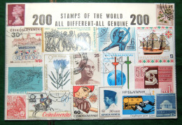 Worlwide - 200 Stamps Used (weight 30g) - Lots & Kiloware (mixtures) - Max. 999 Stamps
