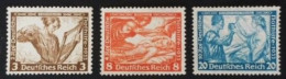 1933 Deutsche Nothilfe : Wagner Mi. 499A(*), 503A(*), 505B(*) - Unused Stamps