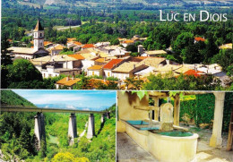 26 - LUC En DIOIS - Vue Generale - Le Viaduc - Le Lavoir - Luc-en-Diois