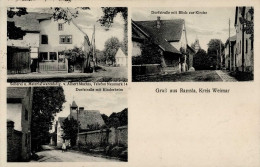 Ramsla (o-5301) Dorfstrasse Kirche Handlung Machts, Albert 1927 II (RS Klebereste) - Sonstige & Ohne Zuordnung