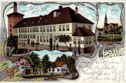 Wechmar (o-5801) Gasthaus Zum Goldenen Löwen 1904 I- - Andere & Zonder Classificatie