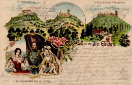 Wandersleben (o-5801) Wachsenburg Mühlberger Gleiche Schloss Gleichen Graf Von Gleichen 1902 I-II (fleckig) - Andere & Zonder Classificatie