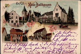 Kleinballhausen (o-5822) Post Schule Kirche 1905 I-II - Other & Unclassified