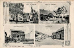 Mittelsömmern (o-5821) Dorfstrasse Kirche Schule II (Mittelbug) - Altri & Non Classificati