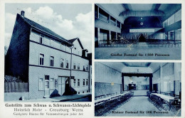 Creuzburg (o-5903) Gasthaus Zum Schwan II (Stauchung) - Sonstige & Ohne Zuordnung