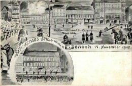 Eisenach (o-5900) Reichstags-Stich-Wahl In Eisenach, Feuerwehr 1905 I-II Pompiers - Otros & Sin Clasificación