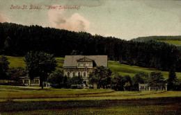 Zella-Mehlis (o-6060) Hotel Schützenhof 1908 II (kleine Stauchung) - Autres & Non Classés