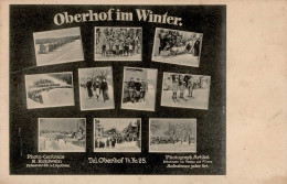 Oberhof (o-6055) Winter Photo-Centrale A. Hohlwein Werbe-AK I-II - Autres & Non Classés