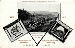 Steinbach-Hallenberg (o-6081) Fahnenweihe Der Schützengesellschaft Steinbach-Hallenberg 12. Bis 19. Juli 1914 I- - Other & Unclassified