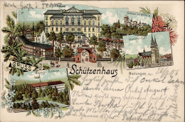 Meiningen (o-6100) Schützenhaus Schloss Landsberg 1906 I - Other & Unclassified