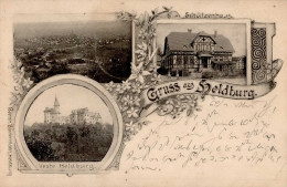 Heldburg (o-6112) Schützenhaus Burg Heldburg 1900 II (Stauchung) - Otros & Sin Clasificación