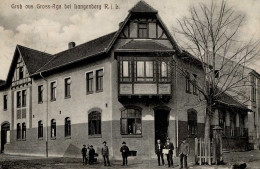 Gera Großaga (o-6501) Gasthaus Zum Weissen Schwan 1913 I- - Altri & Non Classificati