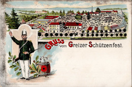 Greiz (o-6600) Schützenfest Schützenhaus I - Altri & Non Classificati
