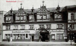 RUDOLSTADT,Thür. (o-6820) - Gasthaus Zum Adler Und Posthalterei I-II - Altri & Non Classificati