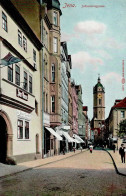 Jena (o-6900) Johannisgasse Gasthaus Zur Rose Handlungen Kirche I-II - Jena