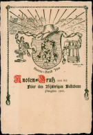 Jena (o-6900) Knoten Gruß Feier Des 25. Jährigen Bestehens Knoten-Bund-Jena 1903 I-II (fleckig) - Jena