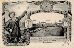 Leipzig (o-7000) 26. Mitteldeutsches Bundesschießen 2. Bis 9. Juli 1911 Cafe Francais I- - Leipzig