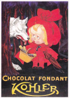 PUBLICITE -  Chocolat Fondant KOHLER - Publicité