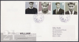 GB Great Britain 2003 FDC Prince William Of Wales, Royal, Royalty, British, First Day Cover - Cartas & Documentos