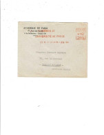 75 PARIS 25 EMA Rouge Académie Et Université SORBONNE 13 I 55  -1143 - EMA (Printer Machine)