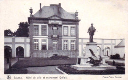  TOURNAI   - Hotel De Ville Et Monument Gallait - Doornik