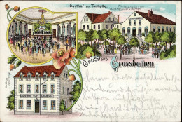 Großbothen (o-7243) Gasthaus Zur Tonhalle 1904 II (Stauchung) - Otros & Sin Clasificación