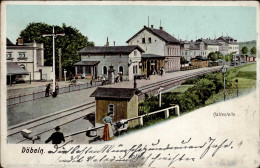 Döbeln (o-7300) Bahnhof Eisenbahn II (Ecken Abgestoßen) Chemin De Fer - Sonstige & Ohne Zuordnung