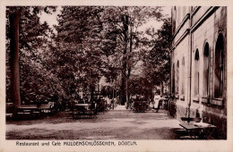 Döbeln (o-7300) Gasthaus Und Cafe Muldenschlösschen I-II (Stauchung) - Autres & Non Classés