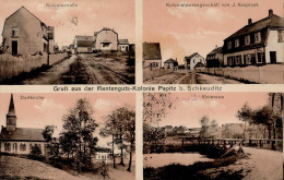Papitz (o-7501) Rentenguts-Kolonie Koloniestrasse Kolonialwarenhandlung Kasprzak Dorfkirche Elsteraue 1926 I- - Andere & Zonder Classificatie