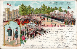 Forst (o-7570) Schützenfest 1901 I-II (Marke Entfernt) - Altri & Non Classificati