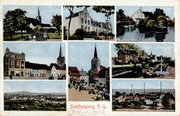 Senftenberg (o-7840) Marktplatz Schule Amtsmühle Reschkesche U. Anhaltische Kohlenwerke 1913 I-II - Altri & Non Classificati