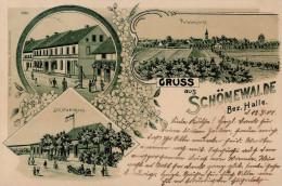 Schönewalde (o-7901) Schützenhaus 1901 I (Marke Entfernt) - Autres & Non Classés