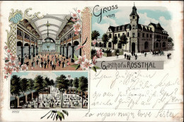 Cotta (o-8000) Gasthaus Zu Rossthal 1899 I- - Autres & Non Classés