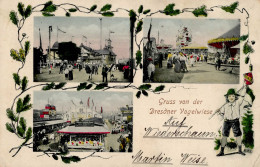 Dresden (o-8000) Dresdner Vogelwiese 1908 II (kleine Stauchungen) - Otros & Sin Clasificación