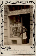 Dresden (o-8000) Hanfseil & Schiffstau-Fabrik Töpfer & Herbrig Foto-Ak 1908 II- (Stauchung, Abschürfung) - Altri & Non Classificati