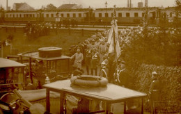 Coswig (o-8270) Ankunft Kaiser Wilhelm II. Am Bahnhof 9.9.1912 Foto-AK I-II - Other & Unclassified