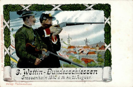 Großenhain (o-8281) 9. Wettin-Bundesschießen 14. Bis 21. August 1910 I- - Other & Unclassified