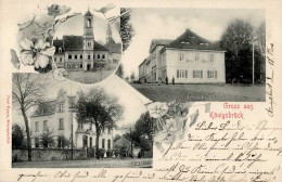 Königsbrück (o-8293) Rathaus Schützenhaus Postamt 1901 I - Autres & Non Classés