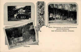Bad Schandau (o-8320) Hotel Gasthaus Schützenhaus Zigaretten Handlung Dubec Kurtheater 1912 I-II - Altri & Non Classificati