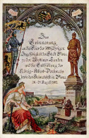 Pirna (o-8300) König Albert 500. Jährige Zugehörigkeit Enthüllung König Albert Denkmal 26.-28. August 1905 I-II - Otros & Sin Clasificación