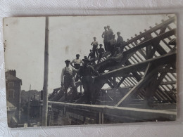 Carte Photo De Charpentiers , Alsace  67 Ou 68  , 1926 - Autres & Non Classés