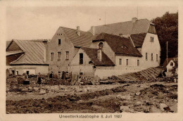 Bad Gottleuba (o-8302) Unwetterkatastrophe 8. Juli 1927 I- - Autres & Non Classés