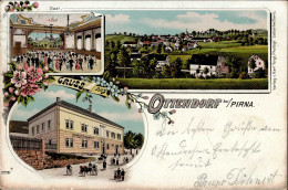 Ottendorf (o-8301) Gasthaus Ottendorf Inh. Stoll 1907 I- - Other & Unclassified