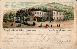 Sebnitz (o-8360) Schützenhaus II (fleckig VS/RS) - Autres & Non Classés