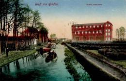 Gröditz (o-8402) Elektr. Schalthaus Kanal Feldpost 1917 I-II - Autres & Non Classés