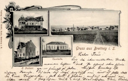 Bretnig-Hauswalde (o-8513) Schützenhaus Postamt 1902 II (Stauchung) - Autres & Non Classés