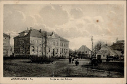 Weißenberg (o-8601) Schule 1915 II (kleine Stauchung) - Sonstige & Ohne Zuordnung