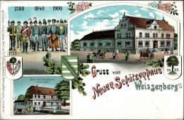 Weißenberg (o-8601) Altes Und Neues Schützenhaus I - Altri & Non Classificati